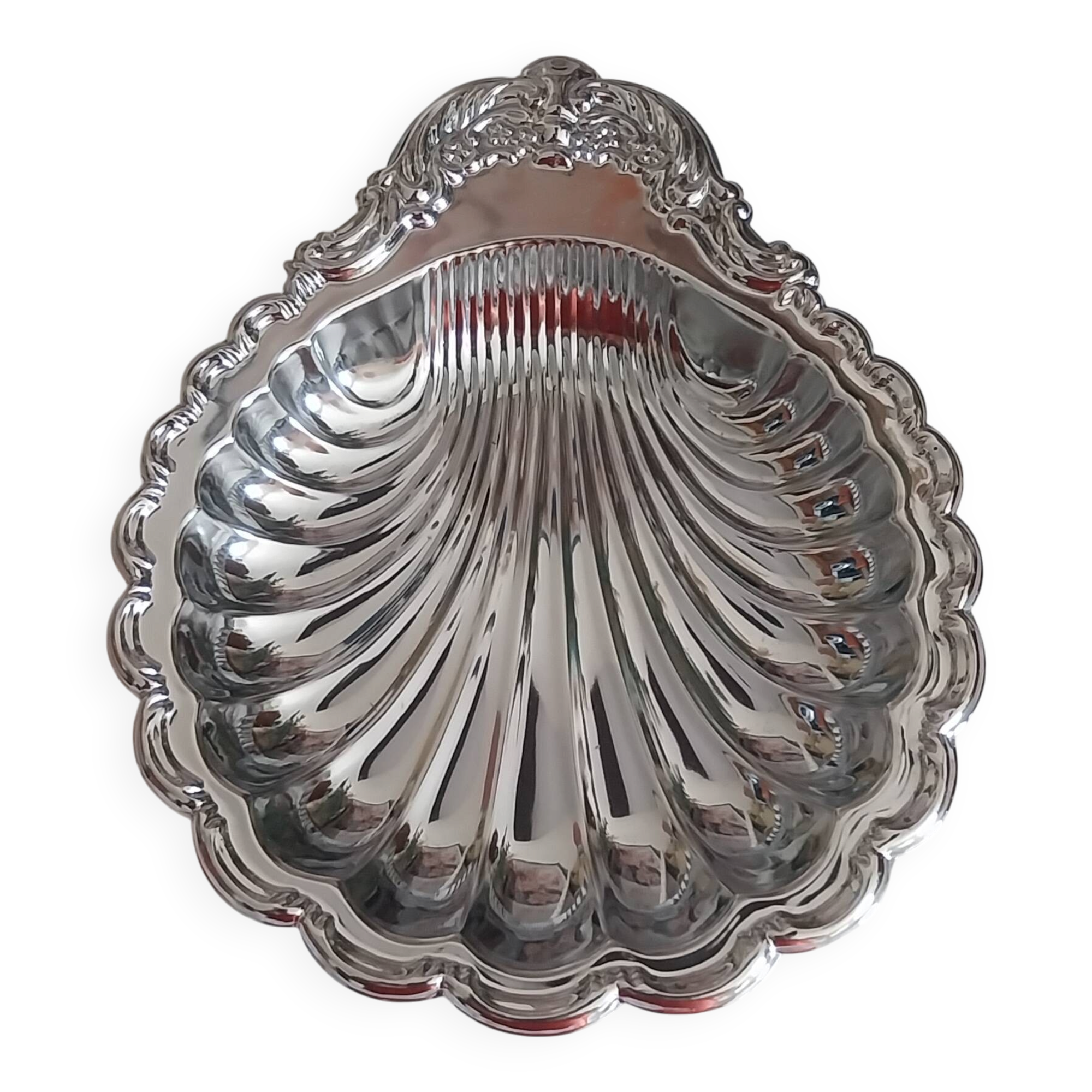 Vintage scallop shell dish