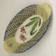 Vintage Spanish ceramic basket dish