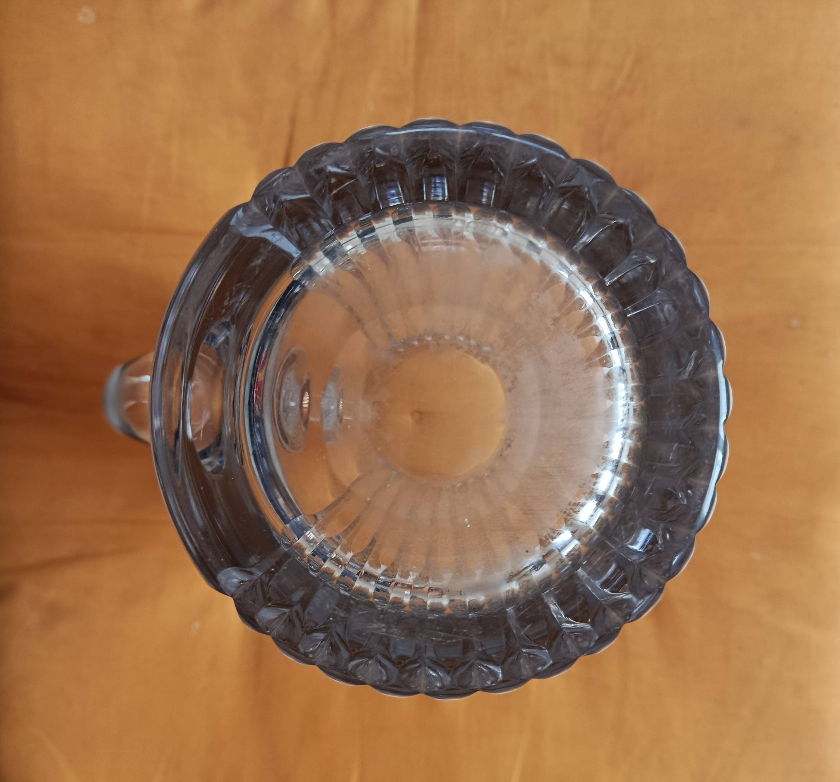Crystal carafe grooves brand alexandre gelb foret en brie boussu belgium