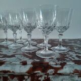 Verres à vin en cristal