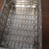 silver-plated bread basket