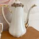 Coffee service in porcelain vignaud limoges - 1950