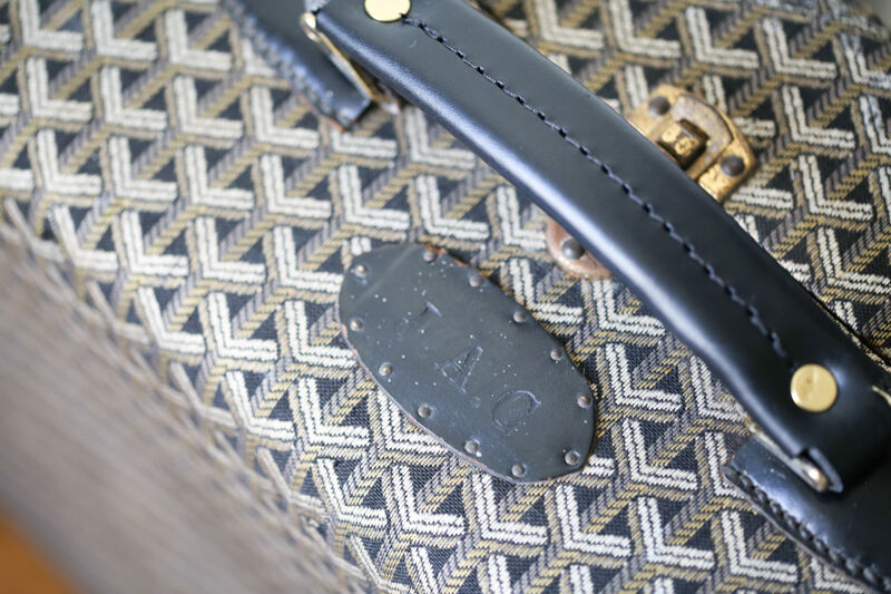 Goyard suitcase from the 1940s
