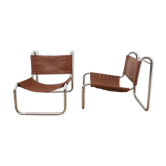 Paire de chauffeuses Michel Hamon Prisunic 1970