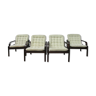 Lounge Easy Chairs by Bror Boije for Dux Miljo Expo, Sweden 1980s, Set of 4