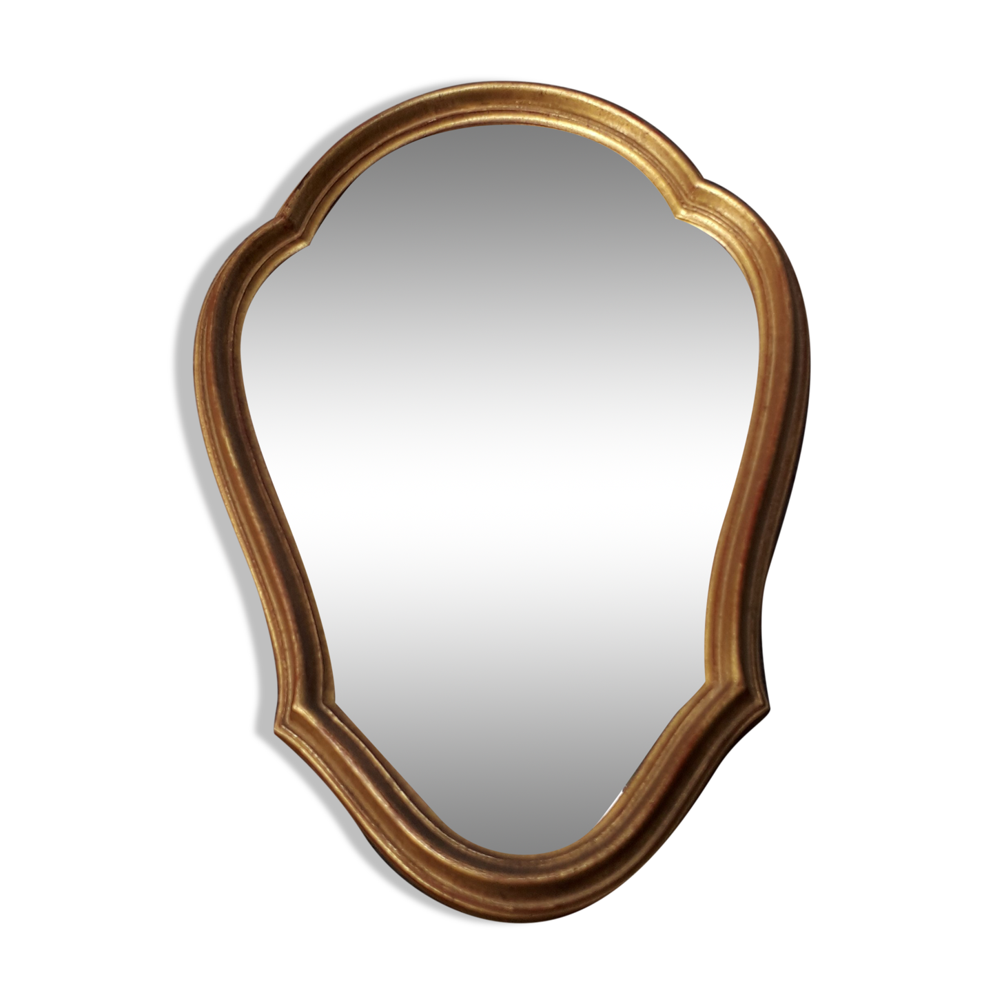 Classic golden mirror 45 x 24 cm