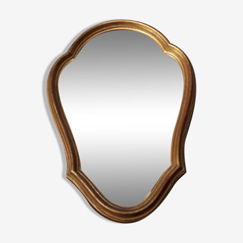 Classic golden mirror 45 x 24 cm