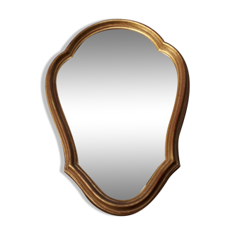 Classic golden mirror 45 x 24 cm