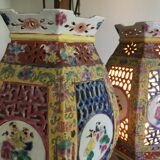 Pair of ancient Chinese lamps