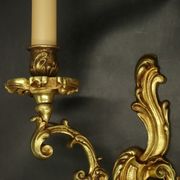 Pair of Louis XV style sconces by Lucien Gau Paris