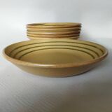 6 Sarreguemines “Chaumière” soup plates