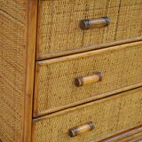 Rattan dresser 1970