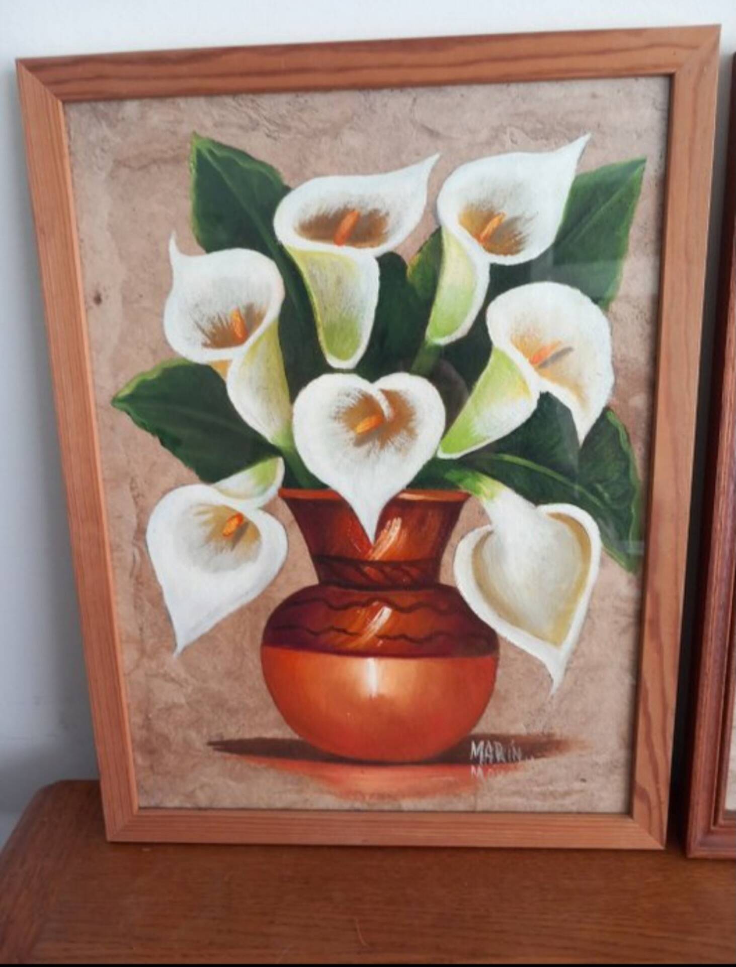 Triptyque nature morte sur papier Amate Marin Mexico