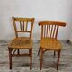 Set of 5 mismatched chairs in Baumann style
