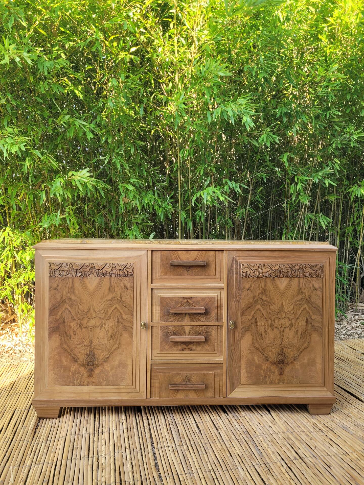 Art Deco sideboard stamped