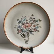 Glazed stoneware dish – France, mid-20th century