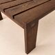 Table basse wenge néerlandaise des années 60.