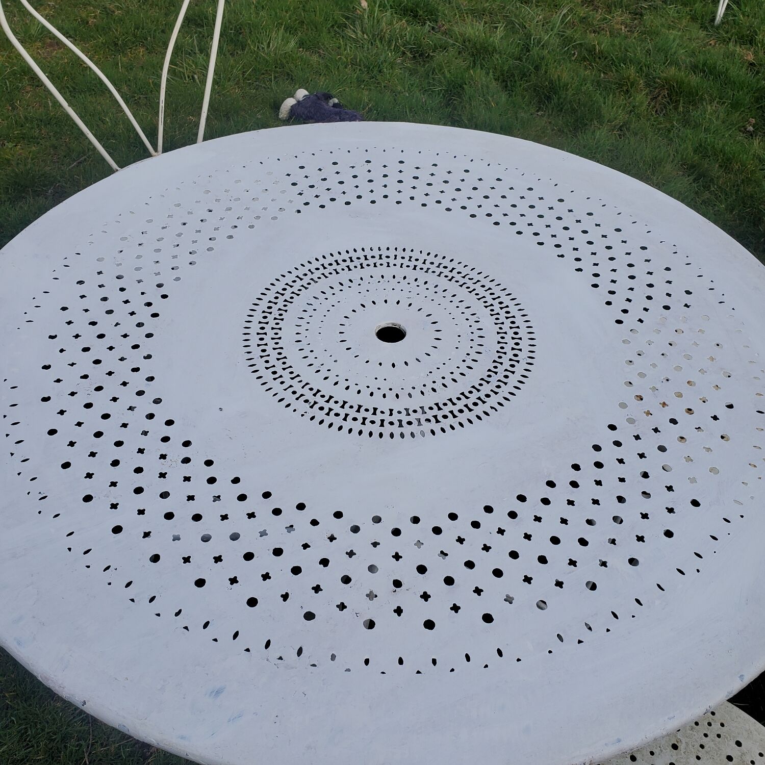 Garden furniture iron