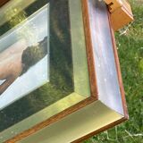 Polished steel frame and glass year 70 - aquati patent