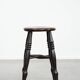 English antique Windsor stool from the 18th century with character