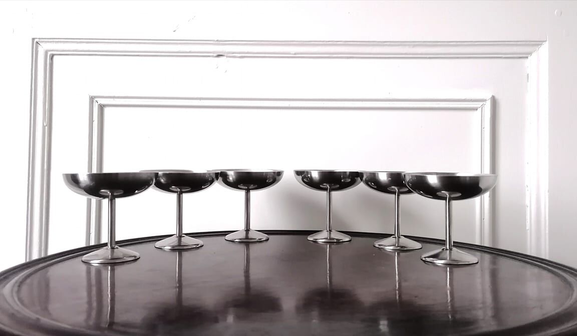 Guy degrenne ice cups 1970