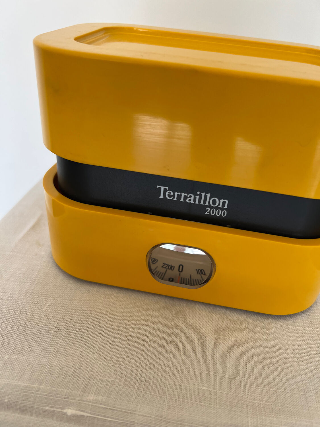 Balance terraillon vintage jaune 2000 rétro