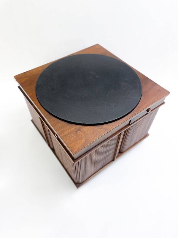 Mid-Century Italian Swivel Coffee Table by Gianfranco Frattini, Italy, 1960s