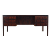 Rosewood desk, Danish design, 1970s, manufactured by Omann Jun