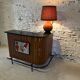 Vintage 1960 ceramic corner bar