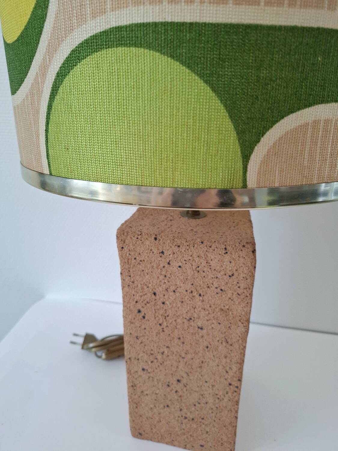 Lampe en céramique 70's