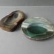2 agate stone pocket trays