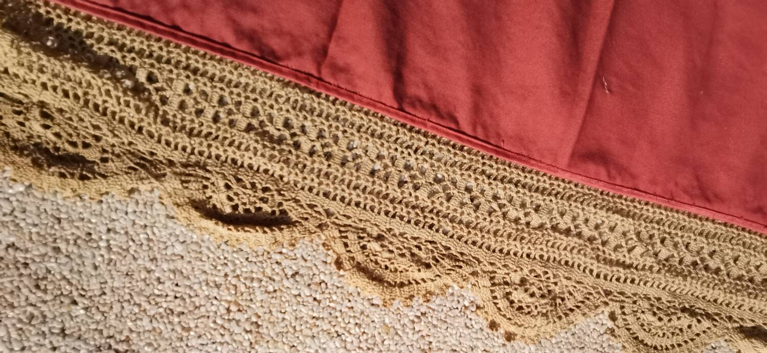 Crochet bedspread