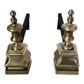 Paire de chenets vintage.