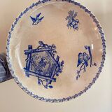 Old Compote Dish Terre de Fer Franco-British Company Sordoillet Cot