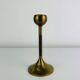 Scandinavian brass candlestick, 1960s, vintage