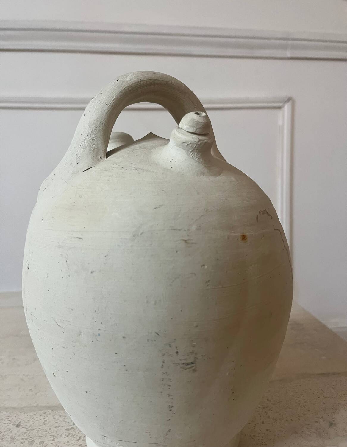 Gargoulette, earthenware water jug