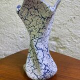 Blue and white crisp vase from the 70s