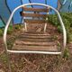 4 armchairs gondola café parisien bistrot vintage terrace 1980s