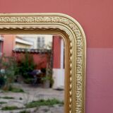 Large old gilded mirror 84x139cm