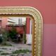 Large old gilded mirror 84x139cm
