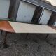 Large table, dining room, with 5 extensions, 8 feet.wood