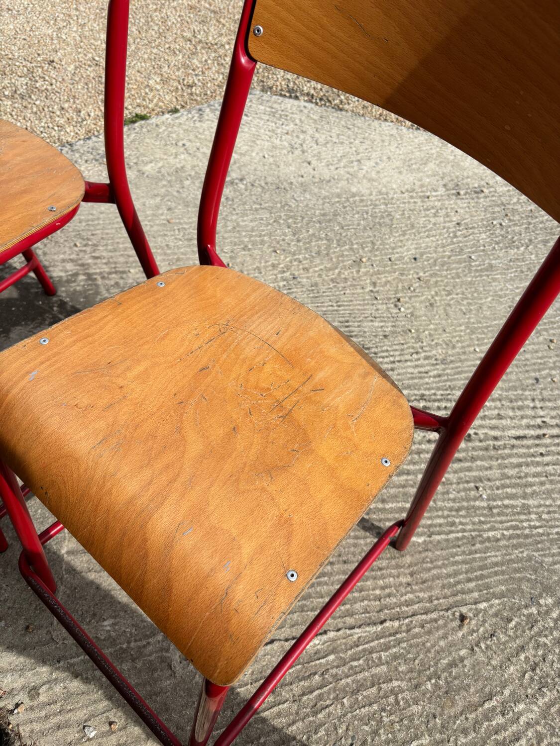 2 industrial high chairs