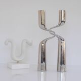 Sculptural Candleholders, 'Tango/Double' Modern Danish design by Mikaela Dörfel