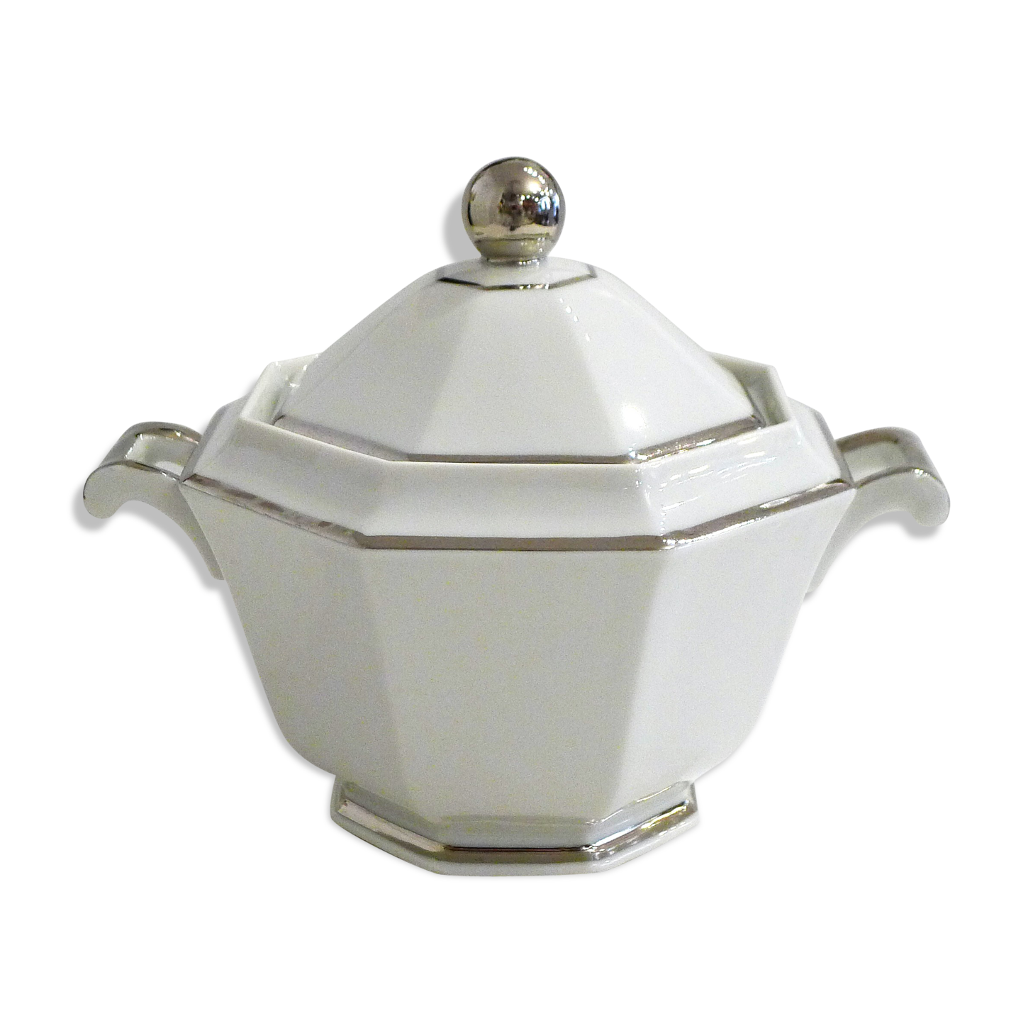 TLB Limoges Porcelain Art Deco Sugar