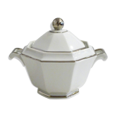 Sucrier art déco en porcelaine TLB Limoges