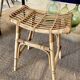 Vintage rattan stool