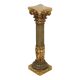 Classical Gold Column Resin Pillar Baroque Style 20th Century