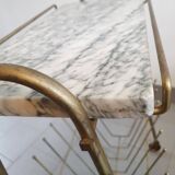 Vintage magazine rack side table 1950