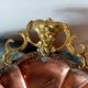 Pair of Napoleon 3 wall lights in copper and brass