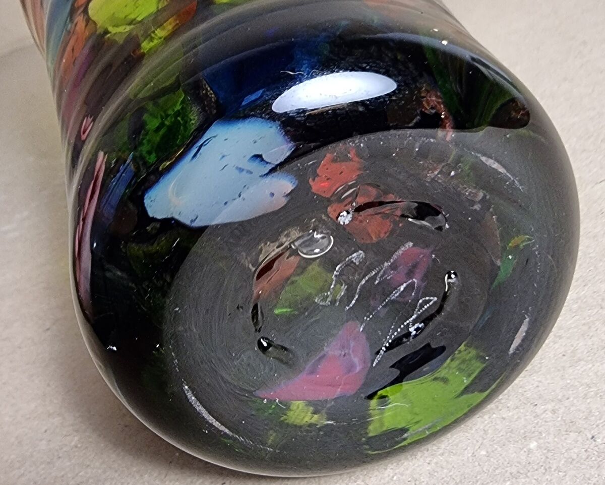 Multicolored Murano vase